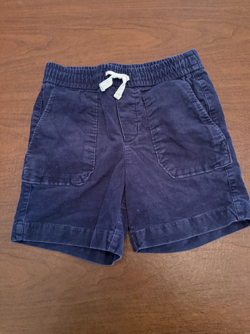 Janie & Jack 3T Navy Corduroy Toddler Shorts